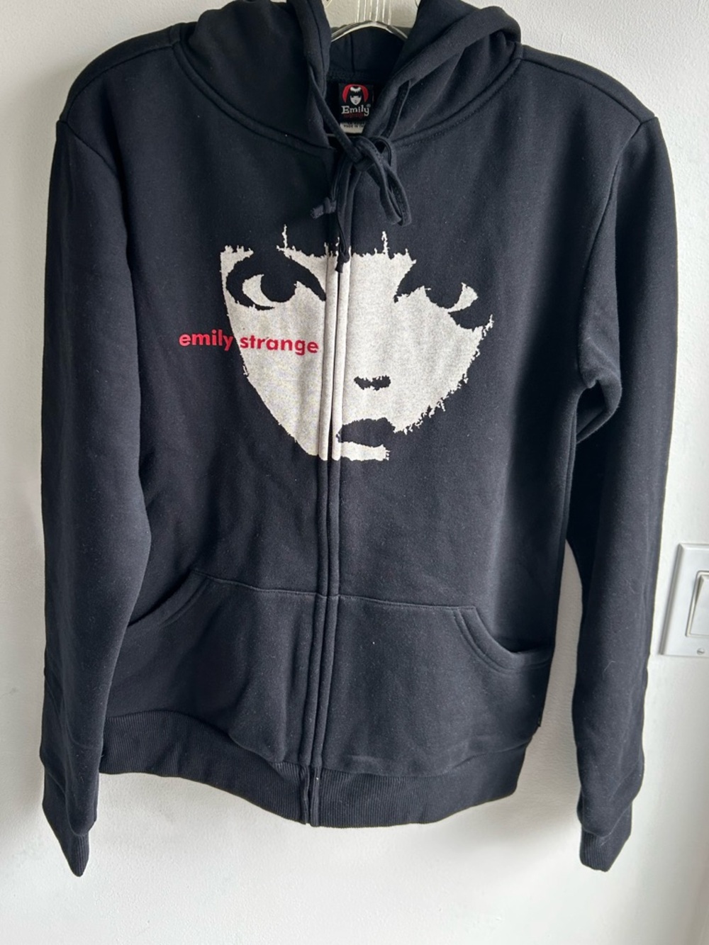 Emily the strange black vintage (2006) hoodie. Size large. Excellent condition